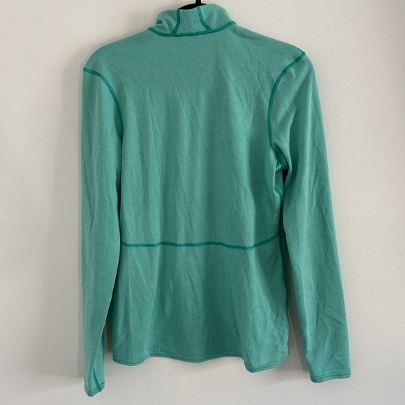 Patagonia Women's Quarter Zip Capilene 3 Mid-weight Quarter Zip Teal Medium - Picture 8 of 9